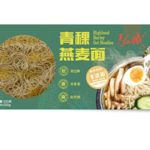 Hong Wei Highland Barley Oat Noodles 320g