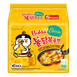Samyang cheese flavour hot chicken Ramen 140gx5