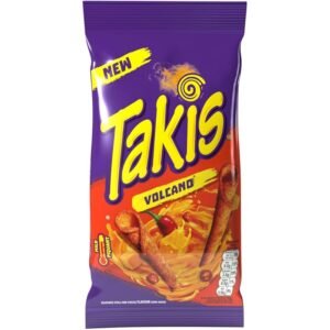 Takis Volcano Seasoned Chilli and Cheese Flavour Corn Snacks