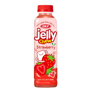 OKF Jelly Chew Strawberry flavoured drink