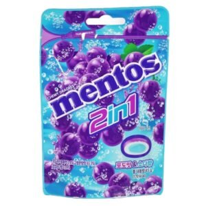 Mentos 2in1 Grape Soda Flavour Chewy Candy