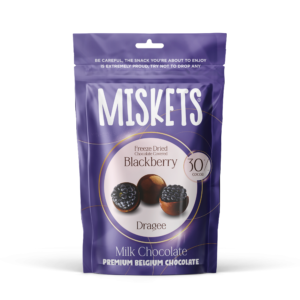 Miskets Milk Chocolate Coated Freeze Dried Blackberry 80g